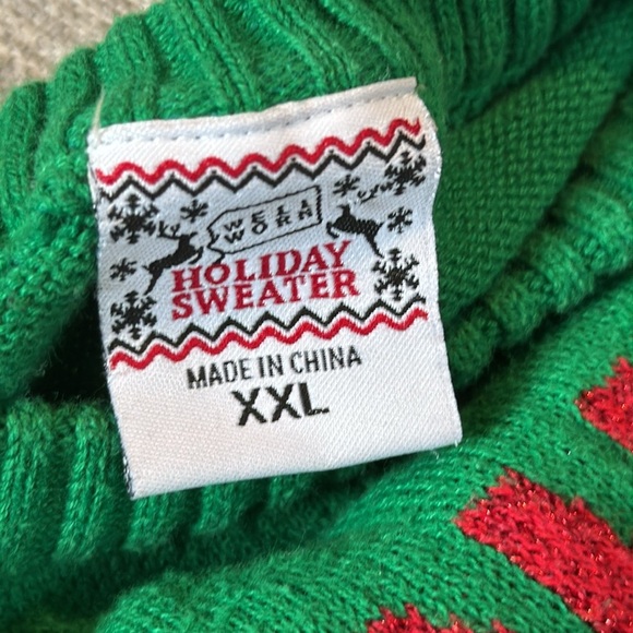 Oh Snap Gingerbread Ugly Christmas Sweater Size L - Picture 6 of 8